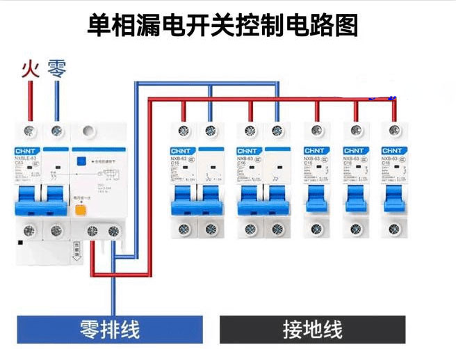 三相四線制電路中可以使用單相漏電保護器嗎？